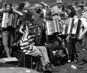 Accordionists in Achiltibuie